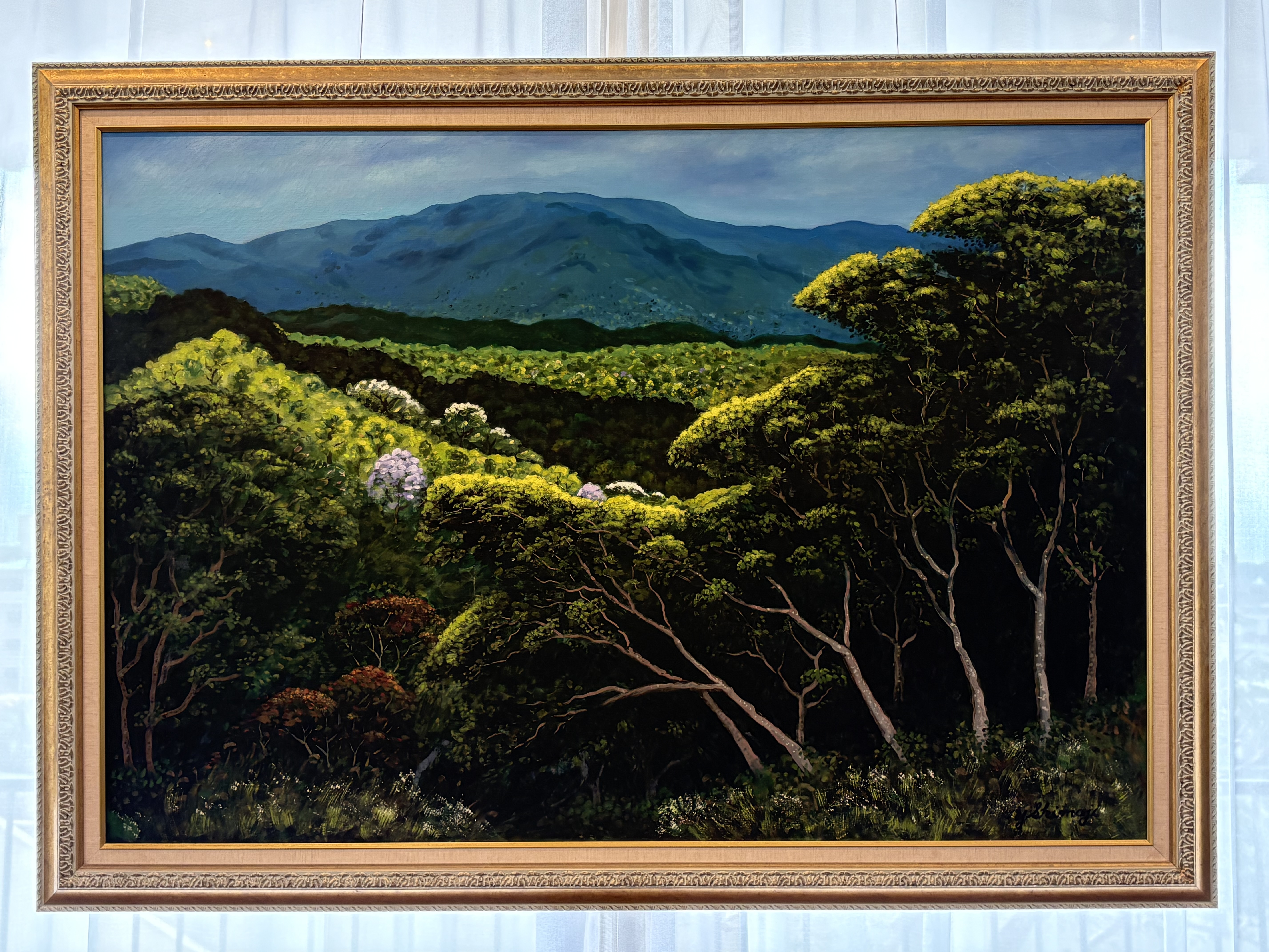 下地良男 油彩画展　―沖縄の自然、山原の山々―