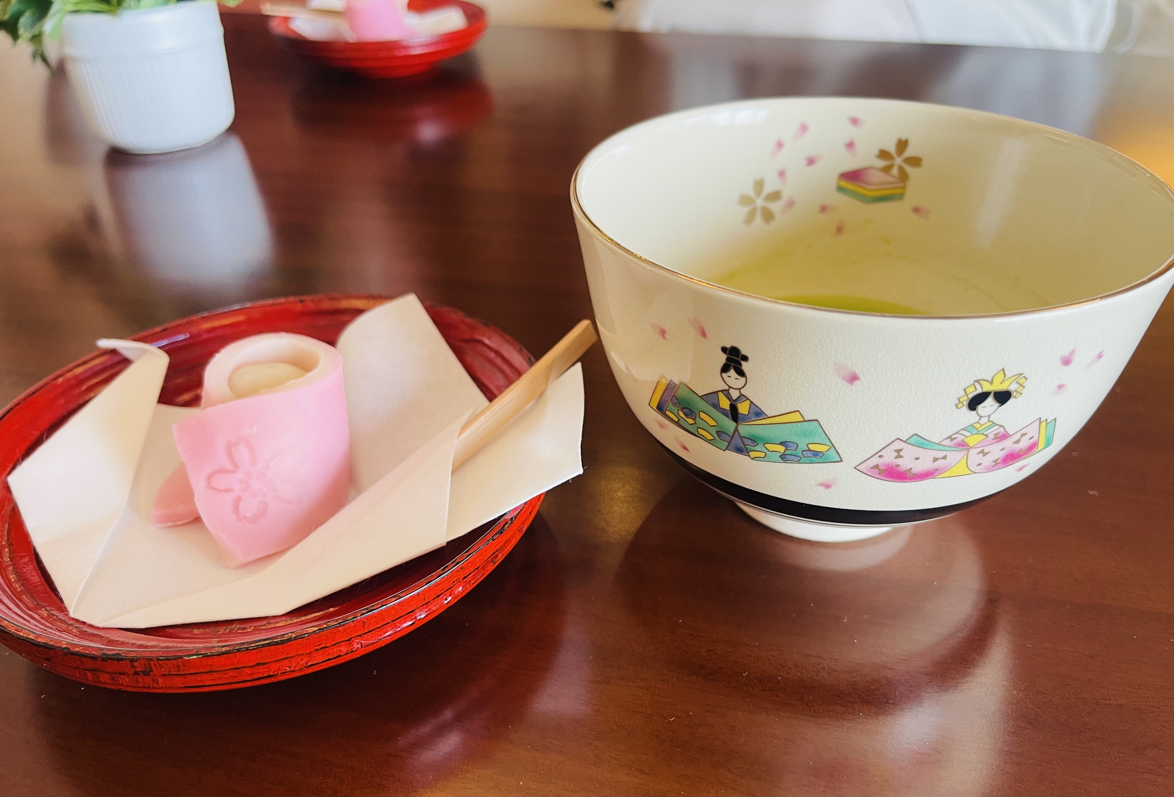 桃の花に春を感じて